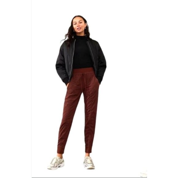 Athleta Pants - NWOT Athleta Attitude II Jogger 10 Rust Orange